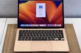 Hibátlan MacBook Air 2020 13″Gold  M1 8GB 256GB 2 ÉV Garanciával Számlával
