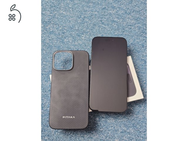 Phone 16 Pro Max 256GB Fekete Titán Újszerű állapot 3 év garancia!