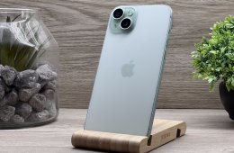 iPhone 15 Plus Green 256GB 2 ÉV Garanciával Számlával 94% Akksi