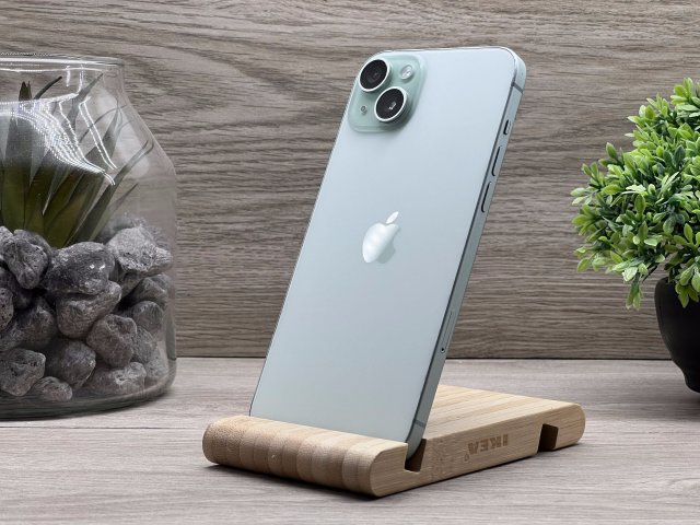 iPhone 15 Plus Green 256GB 2 ÉV Garanciával Számlával 94% Akksi