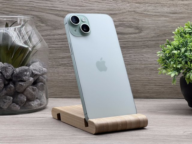 iPhone 15 Plus Green 256GB 2 ÉV Garanciával Számlával 94% Akksi