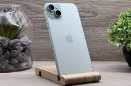 iPhone 15 Plus Green 256GB 2 ÉV Garanciával Számlával 94% Akksi