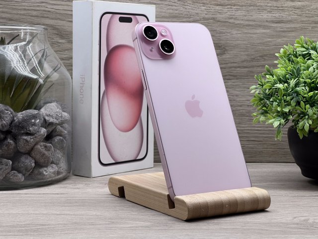 iPhone 15 Plus Pink 256GB 2 ÉV Garanciával Számlával 91% Akksi