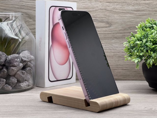 iPhone 15 Plus Pink 256GB 2 ÉV Garanciával Számlával 91% Akksi