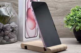 iPhone 15 Plus Pink 256GB 2 ÉV Garanciával Számlával 91% Akksi