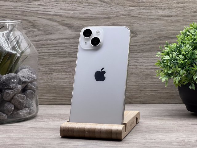 Hibátlan iPhone 14 Starlight 128GB 2 ÉV Garanciával Számlával 100% Akksi