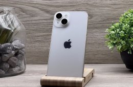 Hibátlan iPhone 14 Starlight 128GB 2 ÉV Garanciával Számlával 100% Akksi