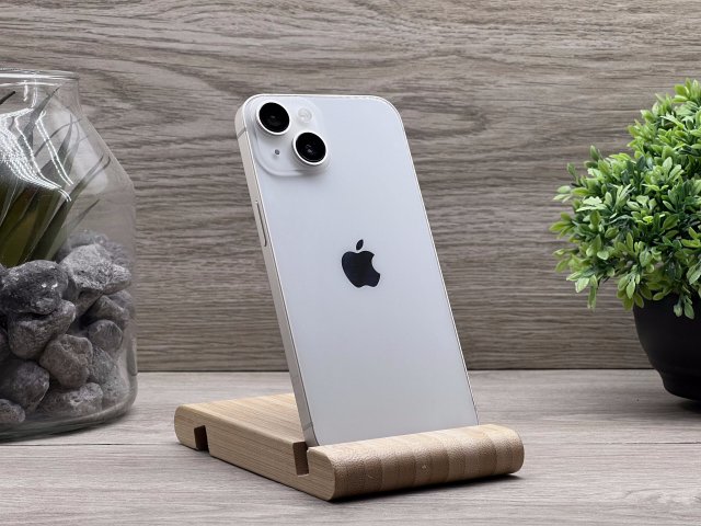 Hibátlan iPhone 14 Starlight 128GB 2 ÉV Garanciával Számlával 100% Akksi