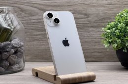 Hibátlan iPhone 14 Starlight 128GB 2 ÉV Garanciával Számlával 100% Akksi
