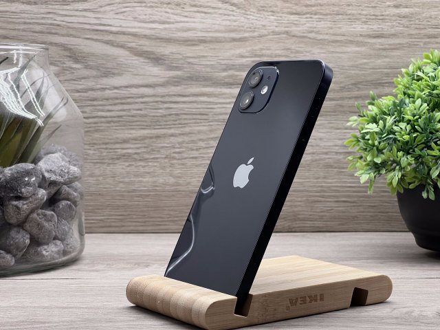 Hibátlan iPhone 12 Black 64GB 2 ÉV Garanciával Számlával 93% Akksi