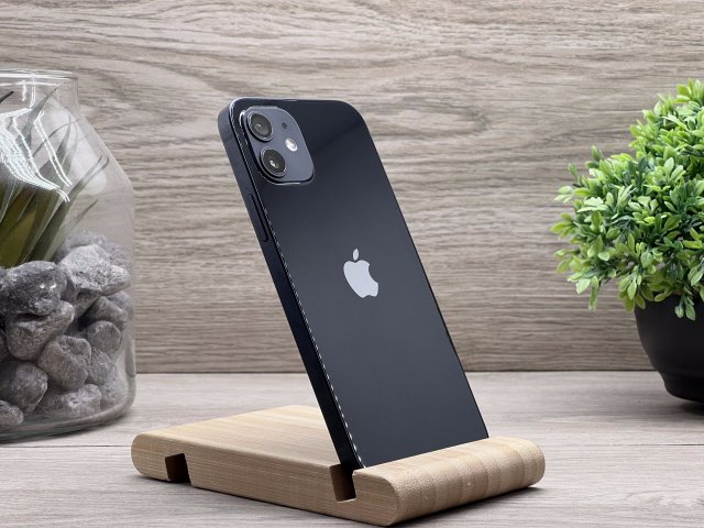 Hibátlan iPhone 12 Black 64GB 2 ÉV Garanciával Számlával 93% Akksi