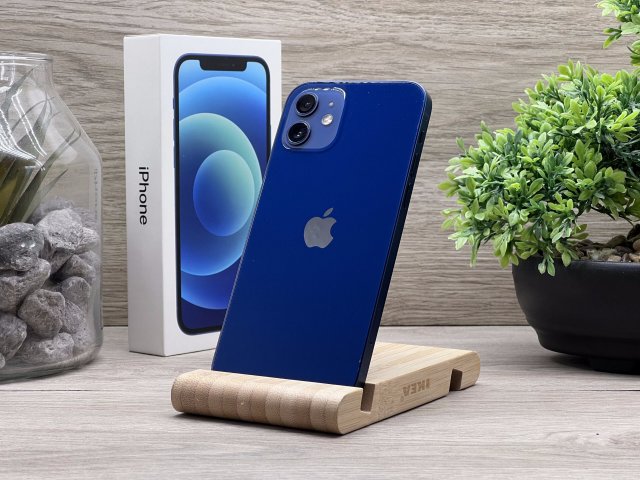 iPhone 12 Blue 128GB 2 ÉV Garanciával Számlával 100% Akksi