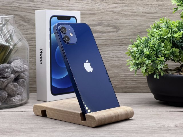 iPhone 12 Blue 128GB 2 ÉV Garanciával Számlával 100% Akksi