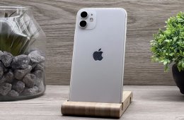 iPhone 11 White 128GB 2 ÉV Garanciával Számlával 100% Akksi