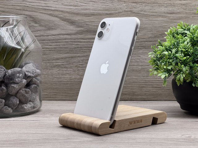 iPhone 11 White 128GB 2 ÉV Garanciával Számlával 100% Akksi