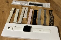 Apple Watch SE2 GPS 40mm Starlight Aluminium Case with Starlight Sport Band - Regular