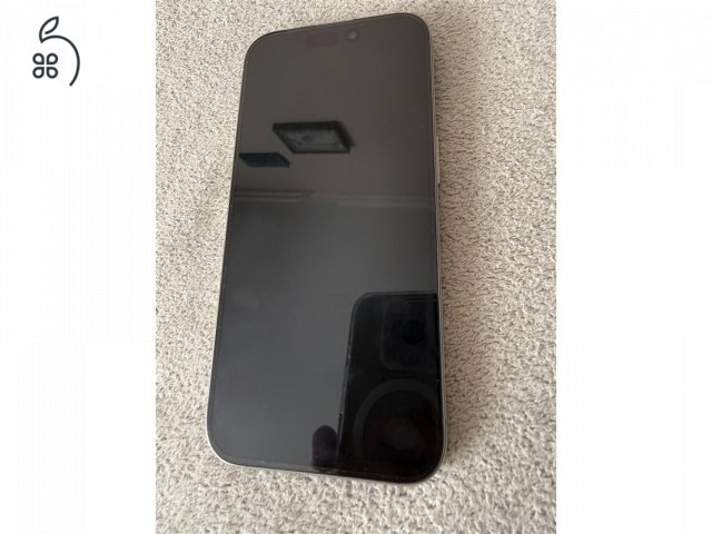 iPhone 15 Pro natúr titán 128GB 88% akkuval