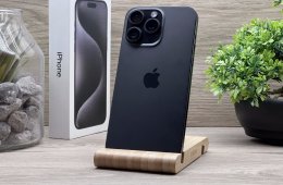 iPhone 15 Pro Max Black Titanium 512GB 2 ÉV Garanciával Számlával 92% Akksi