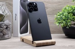 iPhone 15 Pro Max Black Titanium 512GB 2 ÉV Garanciával Számlával 92% Akksi