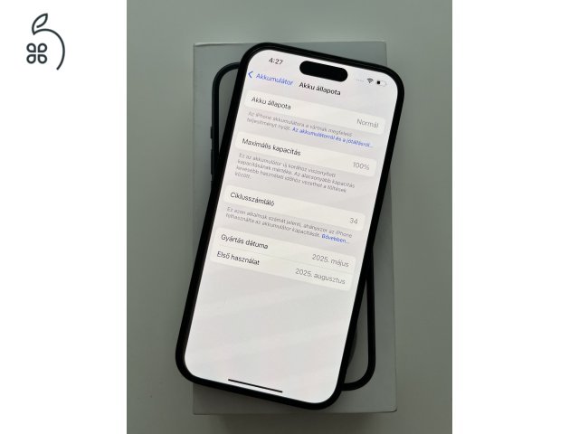 iPhone 15 128GB Apple garancia. Akku 100%!