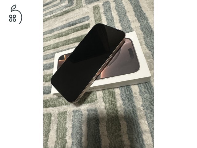 iPhone 16 PRO 256GB desert gyönyörű! KÁRTYAFÜGGETLEN!