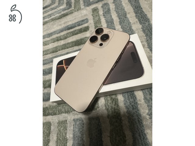 iPhone 16 PRO 256GB desert gyönyörű! KÁRTYAFÜGGETLEN!
