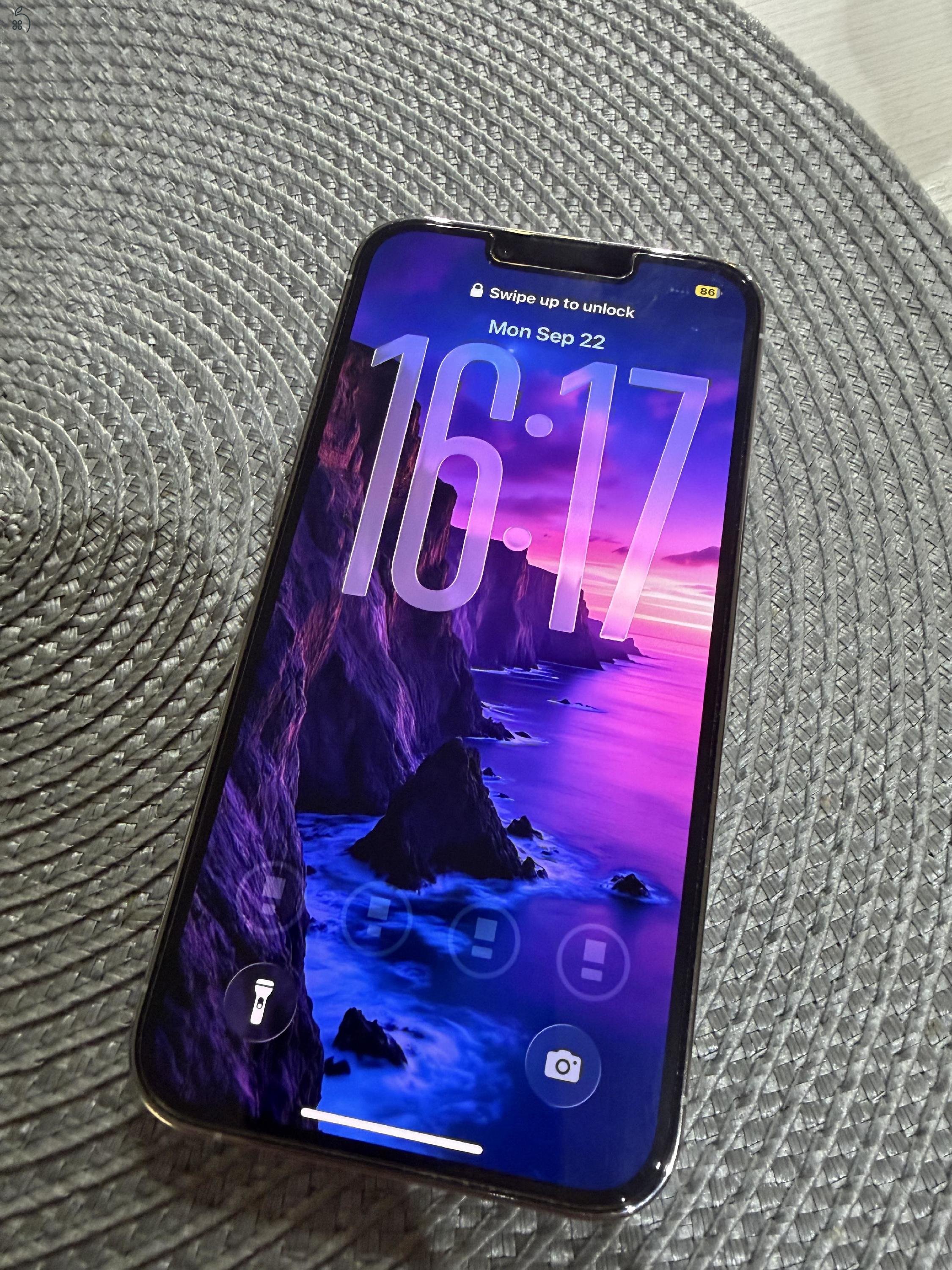 Eladó használd fehér Iphone 13 Pro, 256 GB