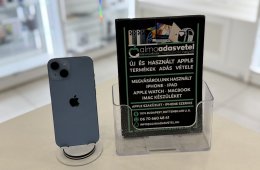 iPhone 14 128GB Független Újszerű/1-3 hónap gar./Akku 83%/p4469