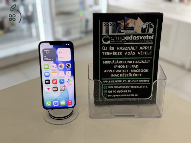 iPhone 14 128GB Független Újszerű/1-3 hónap gar./Akku 83%/p4469