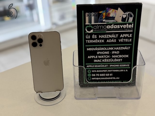 iPhone 12 Pro 128GB Yettel Használt/1-3 hónap gar./Akku 100%/p4470