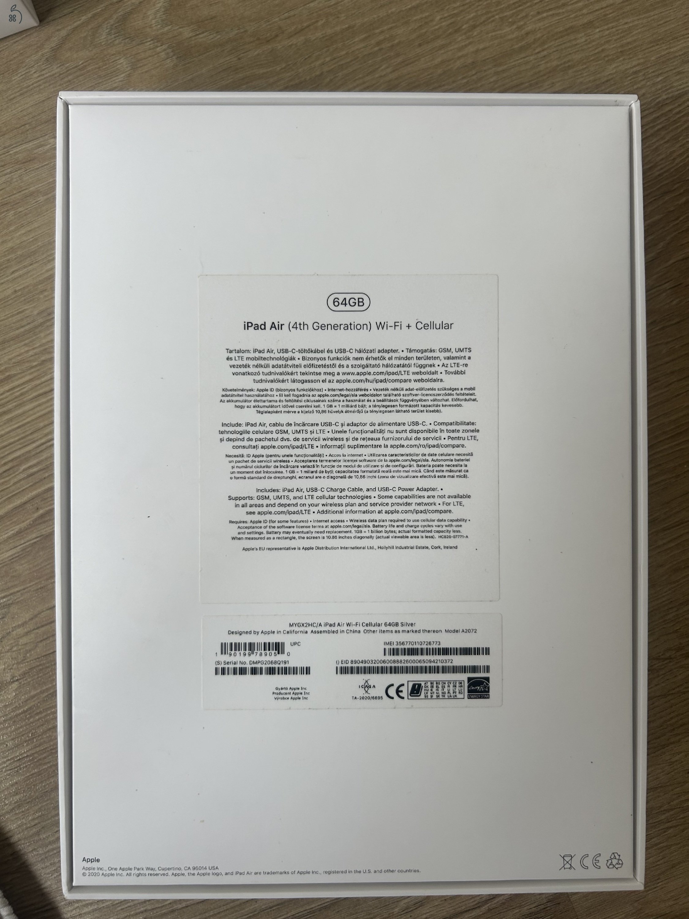 iPad air 2020 64 GB