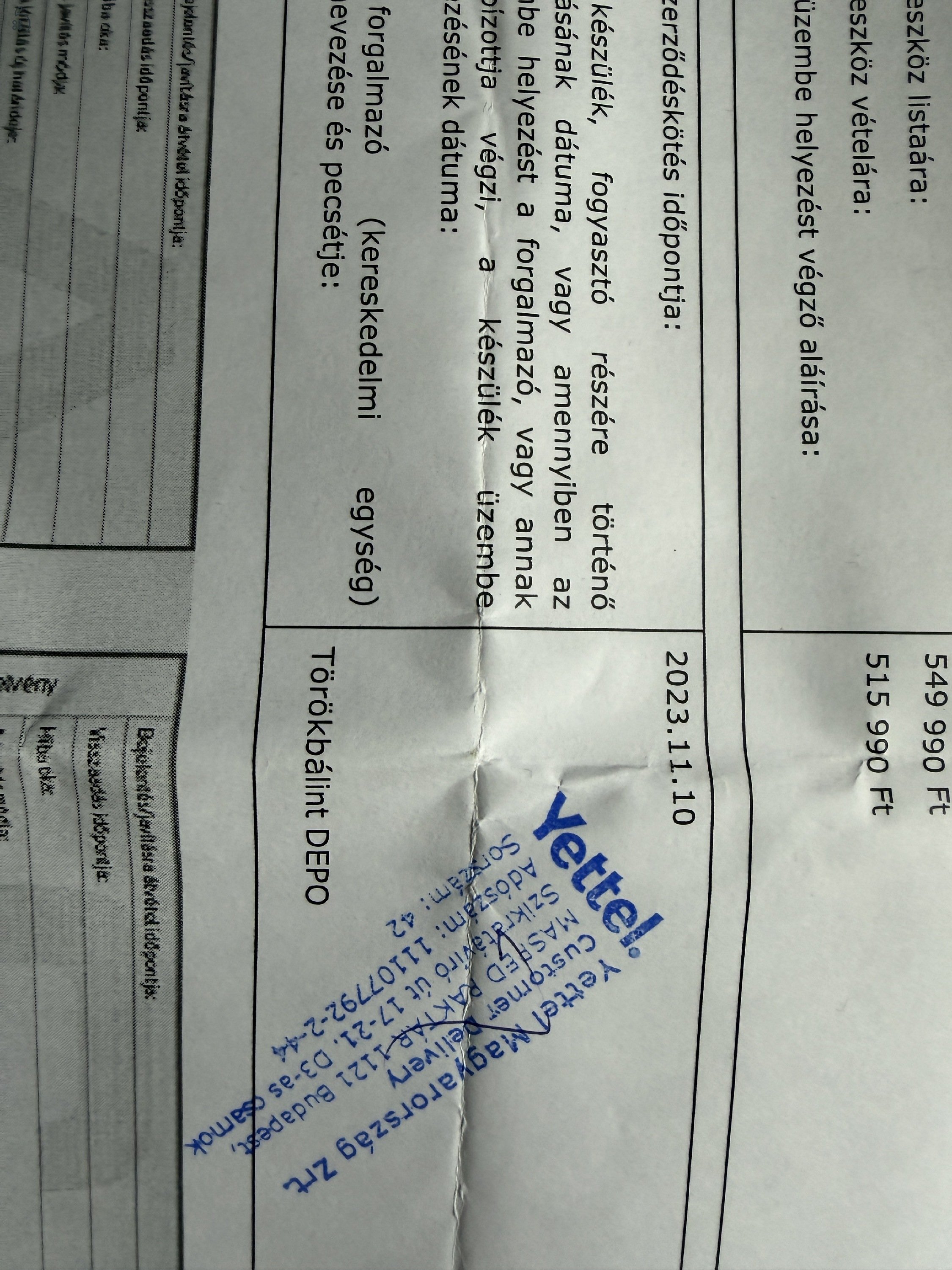 iPhone 15 Pro 256 GB Blue Titanium - dobozzal, tokokkal, kiváló állapotban