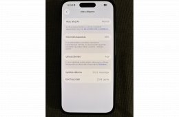 Újszerű iPhone 15PRO 256, 88%akku - Tactical tokkal