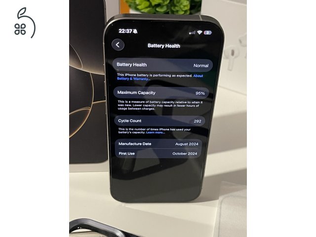 iPhone 16 Pro 128Gb Natural Titanium Kártyafüggetlen