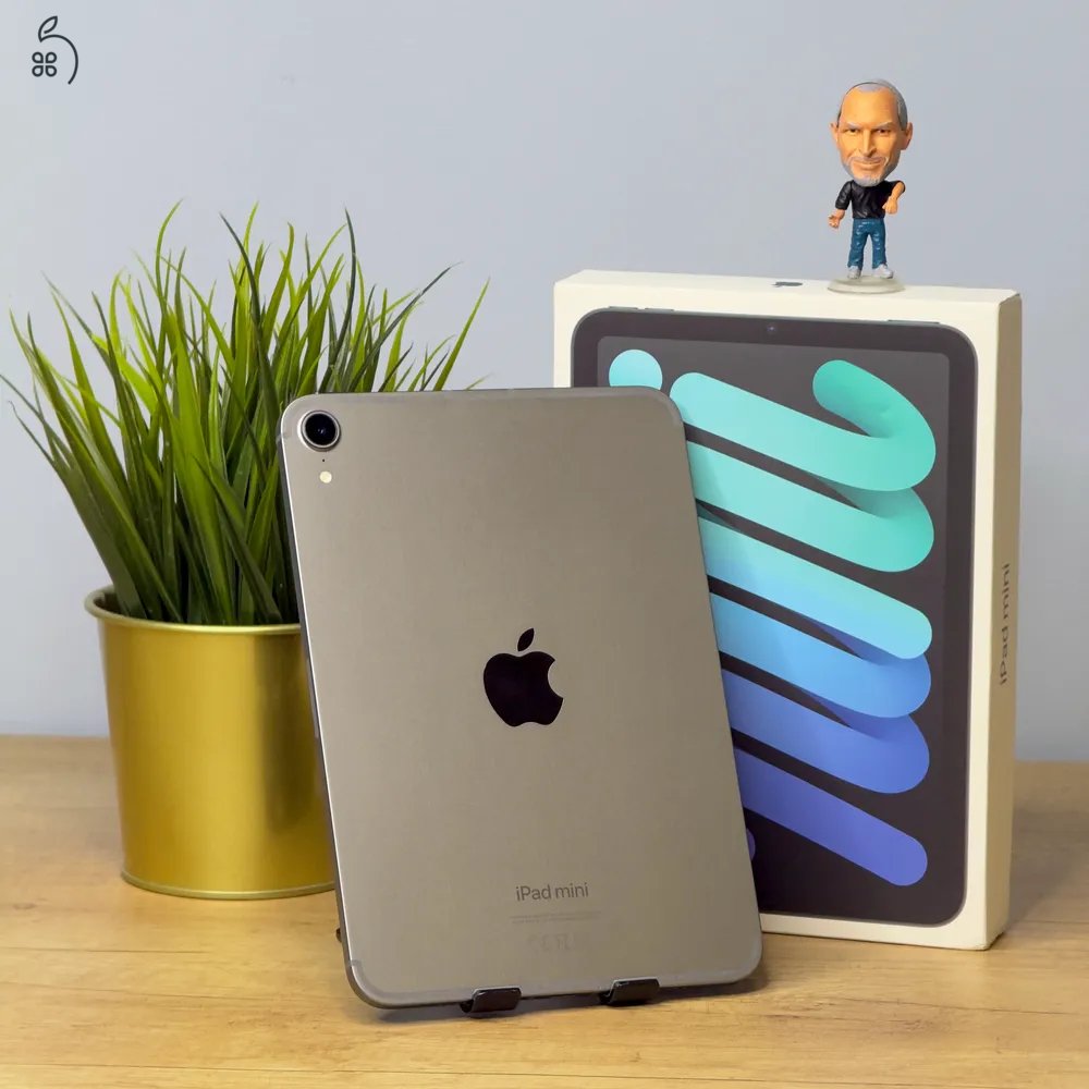 MacSzerez.com - iPad Mini / 7. Generáció / WIFI + Cellular / 128GB / Asztroszürke / Apple Garancia!