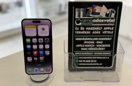 iPhone 14 Pro Max 128GB Független Újszerű/1-3 hónap gar./Akku 89%/p4473