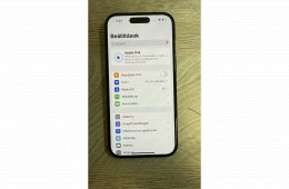 Kártyafüggetlen, hibátlan iPhone 15 128 GB.