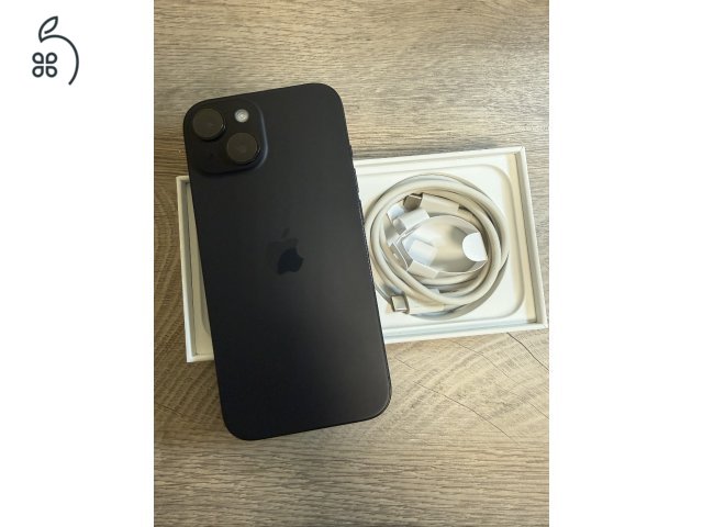 Kártyafüggetlen, hibátlan iPhone 15 128 GB.