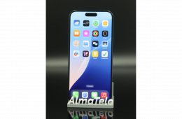 Apple iPhone 15 Pro Max 256 GB Blue Titanium 100% akku - 12 HÓ GARANCIA