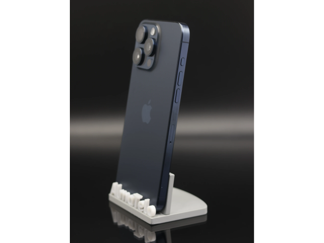 Apple iPhone 15 Pro Max 256 GB Blue Titanium 100% akku - 12 HÓ GARANCIA