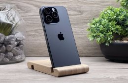 Hibátlan iPhone 16 Pro Black Titanium 128GB 2 ÉV Garanciával Számlával 100% Akksi