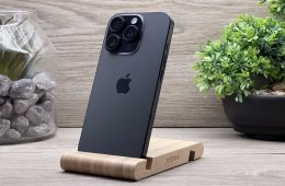 Hibátlan iPhone 16 Pro Black Titanium 128GB 2 ÉV Garanciával Számlával 100% Akksi