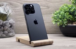 Hibátlan iPhone 16 Pro Black Titanium 128GB 2 ÉV Garanciával Számlával 100% Akksi