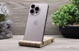 Hibátlan iPhone 16 Pro Desert Titanium 256GB 2 ÉV Garanciával Számlával 100% Akksi