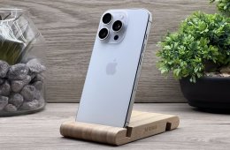 Hibátlan iPhone 16 Pro White Titanium 256GB 2 ÉV Garanciával Számlával 95% Akksi