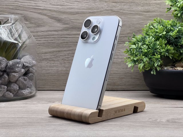 Hibátlan iPhone 16 Pro White Titanium 256GB 2 ÉV Garanciával Számlával 95% Akksi