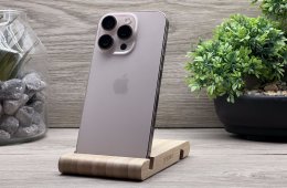 Hibátlan iPhone 16 Pro Desert Titanium 256GB 2 ÉV Garanciával Számlával 100% Akksi