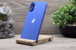 Hibátlan iPhone 16 Plus Ultramarine 128GB 2 ÉV Garanciával Számlával 96% Akksi