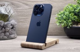Hibátlan iPhone 15 Pro Black Titanium 128GB E-Sim 2 ÉV Garanciával Számlával 95% Akksi