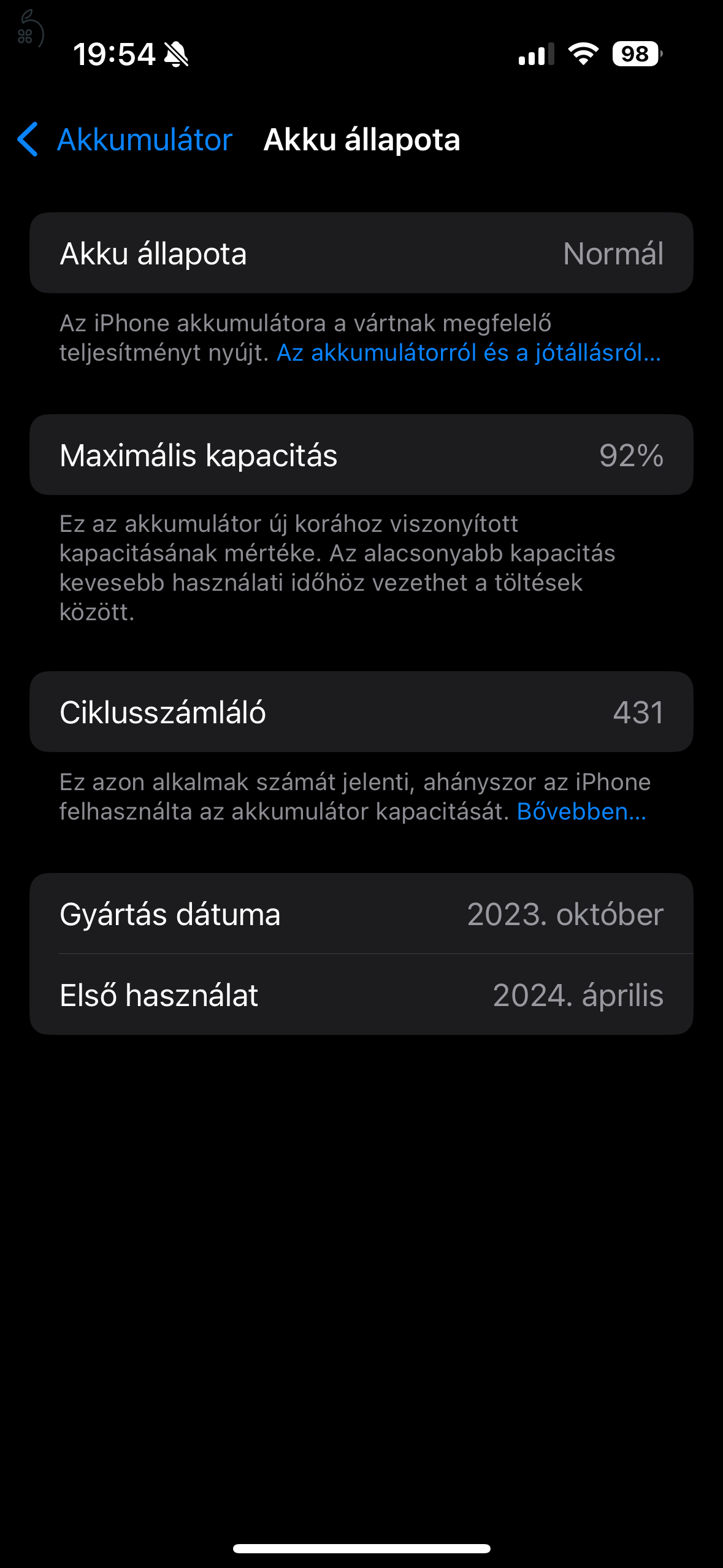 iPhone 15 Pro 128 GB Blue Titanium – Újszerű, hibátlan állapot!